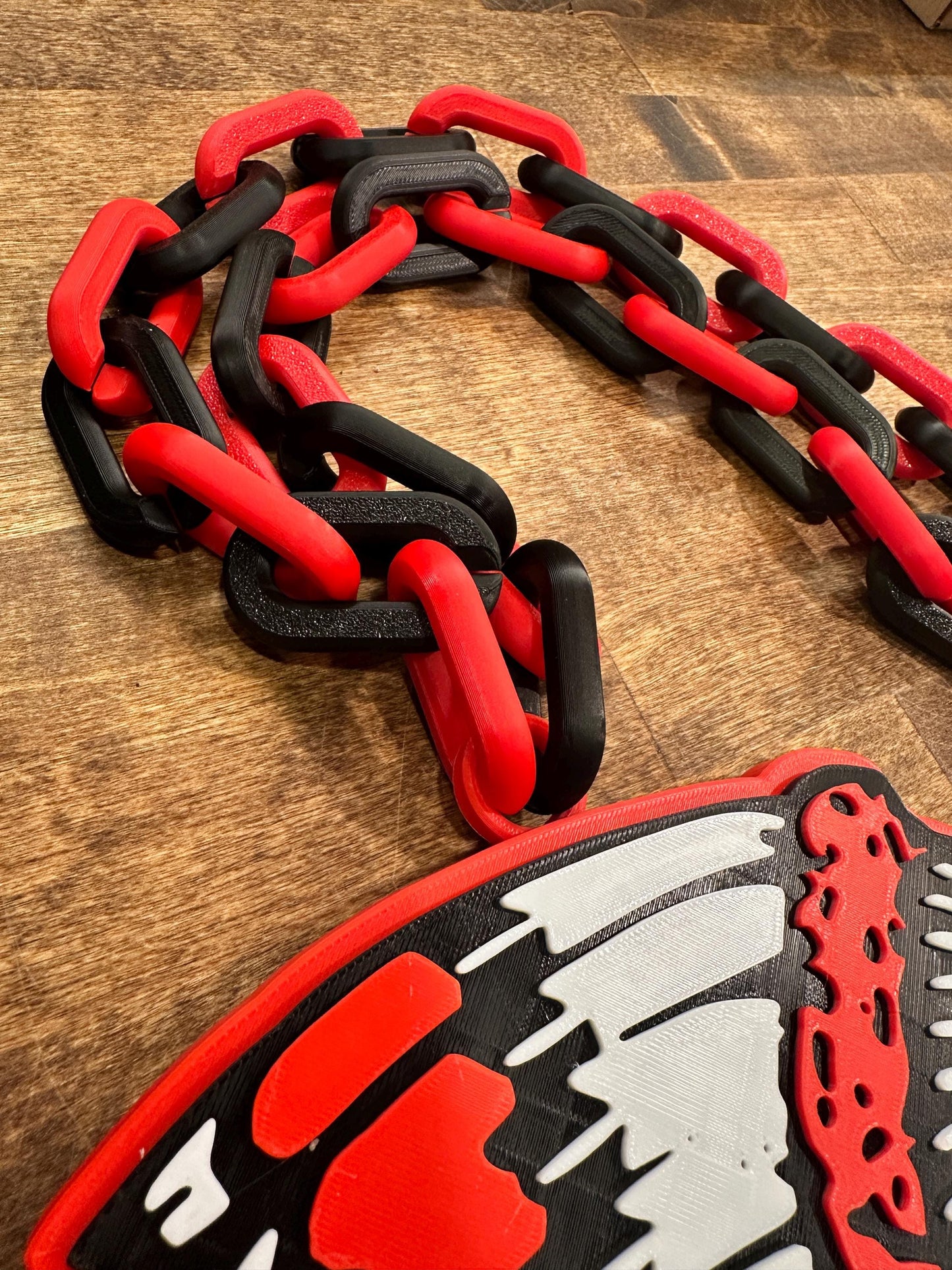 Shakopee Minnesota Indians - Custom Sports Chain, Big Chain, Sports Necklace, Fan Medallion, Sports Gift, Logo Chain, Swag Chain, Hype!