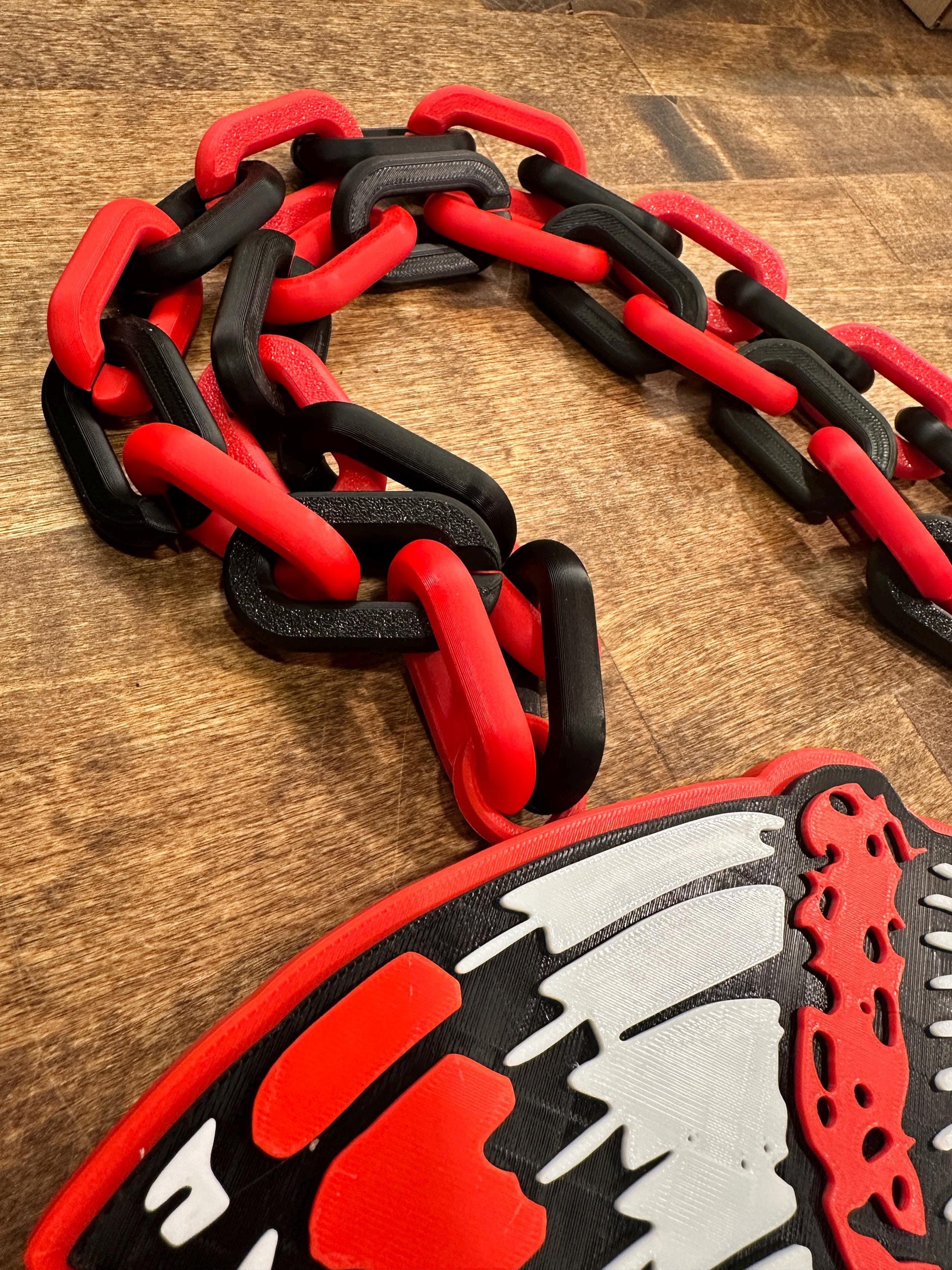 Shakopee Minnesota Indians - Custom Sports Chain, Big Chain, Sports Necklace, Fan Medallion, Sports Gift, Logo Chain, Swag Chain, Hype!